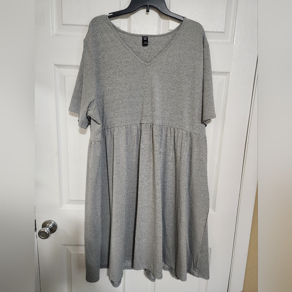 Shein Curve Gray Dress Size 4XL.